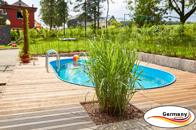 ovalpool ohne Betonarbeiten ovalpool